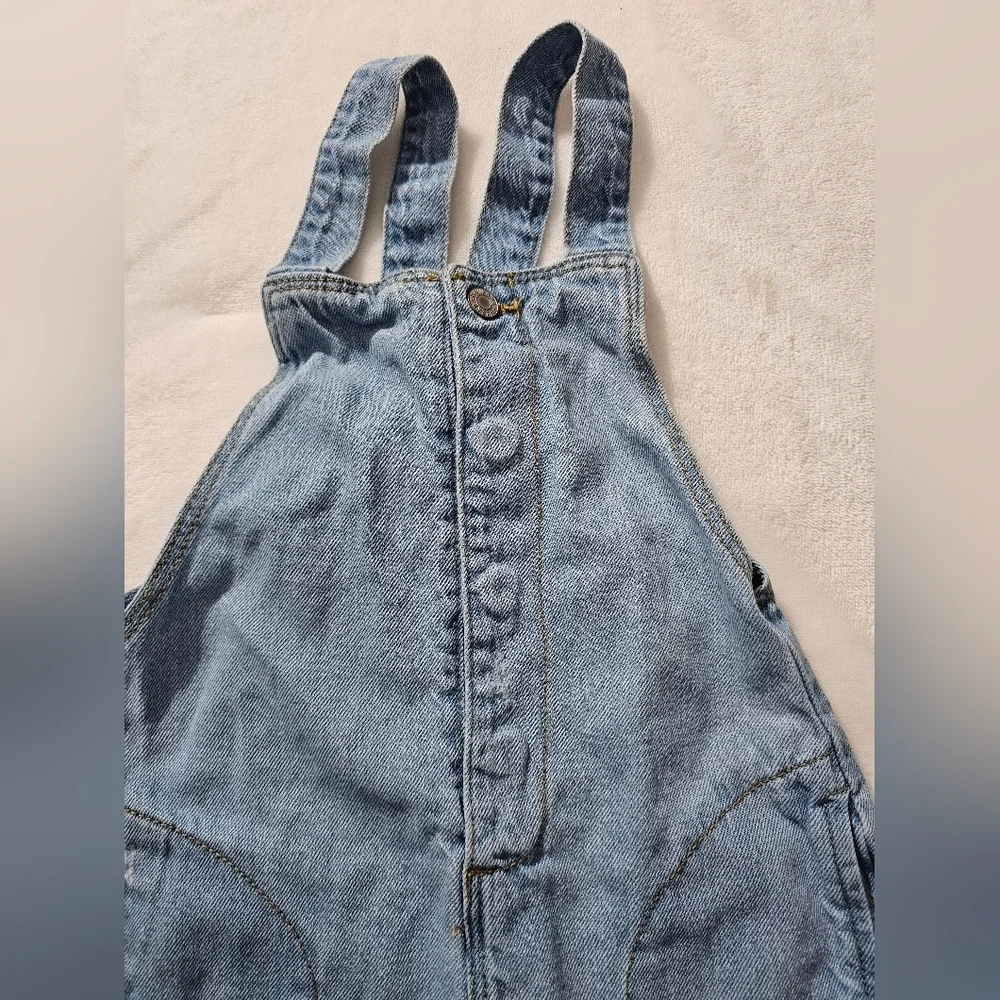 Zara Blue Denim Overalls